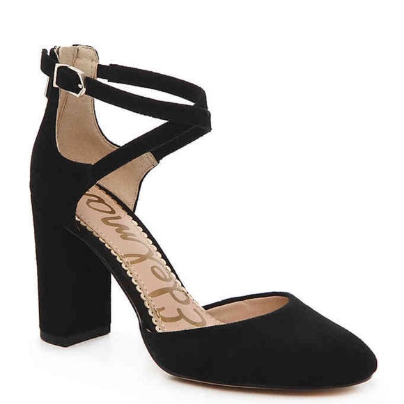 Sam Edelman Shoes - Sam Edelman Simmons Black Suede Leather Sandals 8